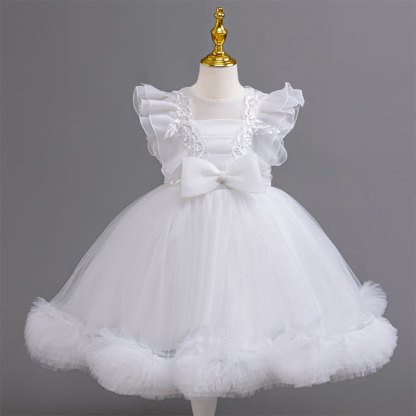 Organza Lace Bow Sleeveless Midi Dresses - image 23