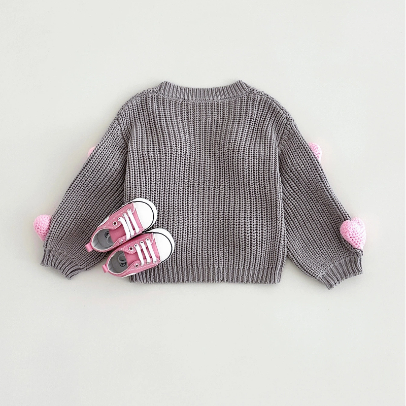 Knitwear Heart Long Sleeve Regular Outerwear - image 19