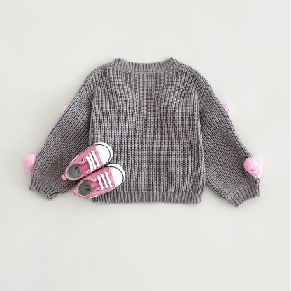 Knitwear Heart Long Sleeve Regular Outerwear - image 19