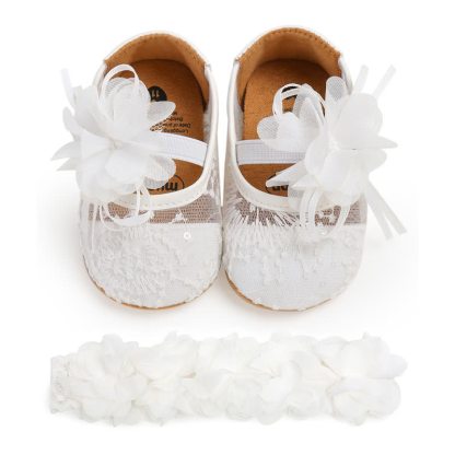 Solid Rosette Round Toe Flats - image 25