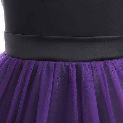 Satin & Mesh Rosette Sleeveless Mid-long Dresses - image 33