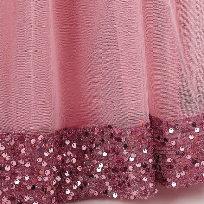 Mesh Bow Sequins Sleeveless Maxi Dresses - image 35