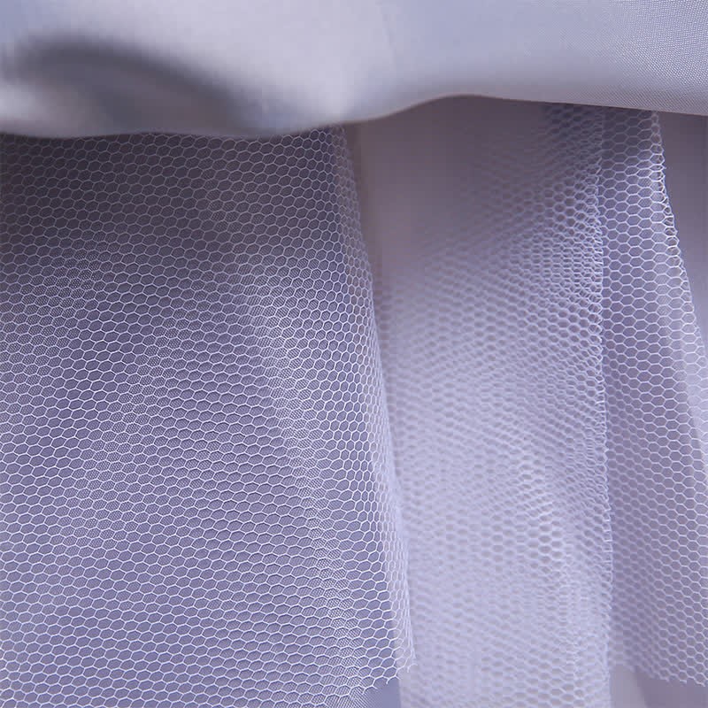 Mesh Bow Pearl Floral-embroidered Sleeveless Maxi Dresses - image 40