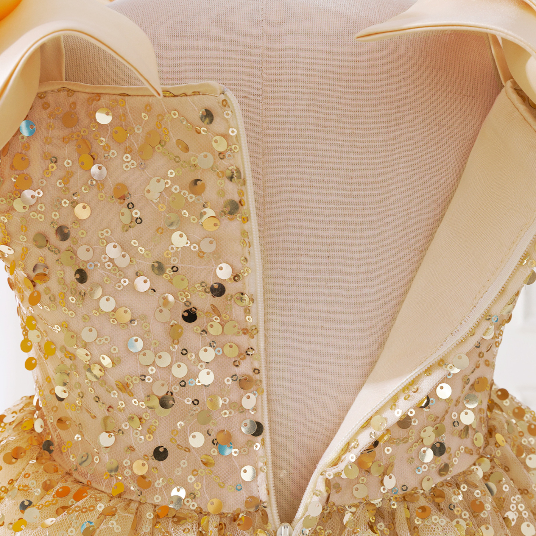 [Archive Sale] Glitter Bow Short Sleeve Midi Dresses - image 5