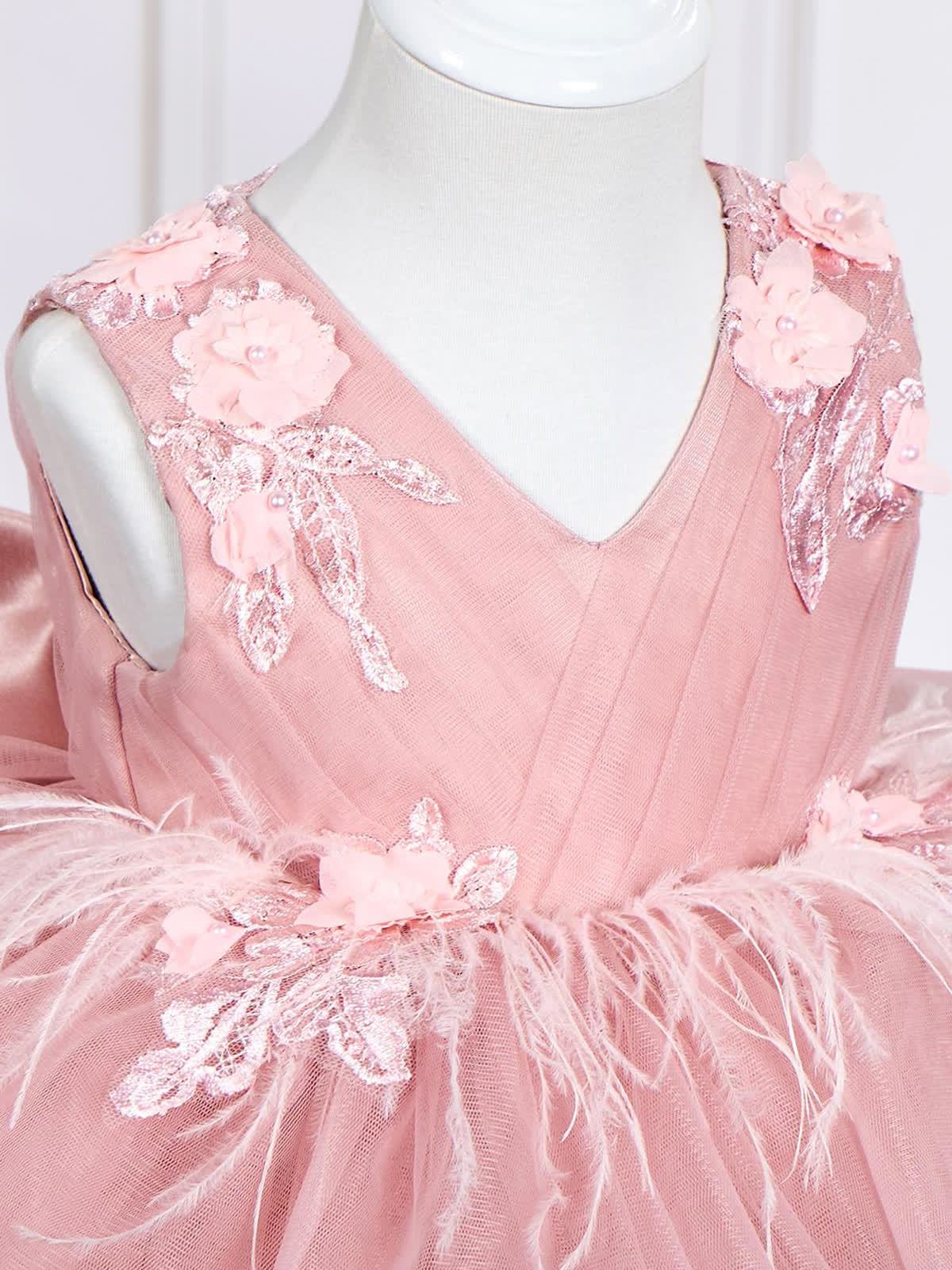 Mesh Rosette Sleeveless Midi Dresses - image 7