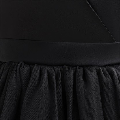 Satin & Mesh Bow Sleeveless Maxi Dresses - image 42