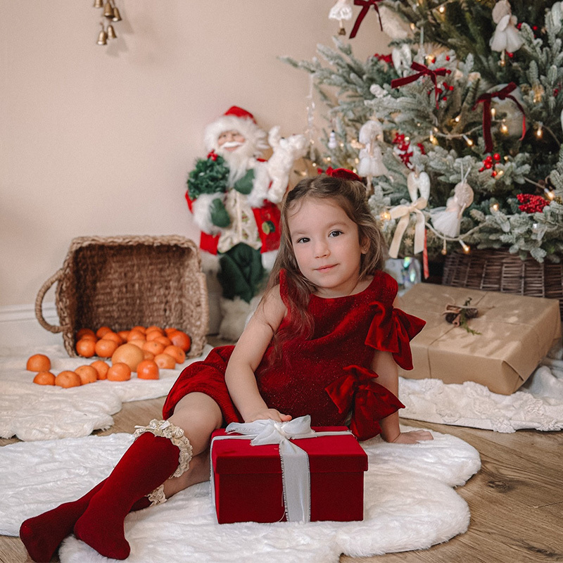 Velvet Bow Sleeveless Midi Dresses - image 8