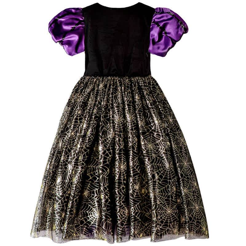 Satin Halloween Painting Maxi Dresses - image 21