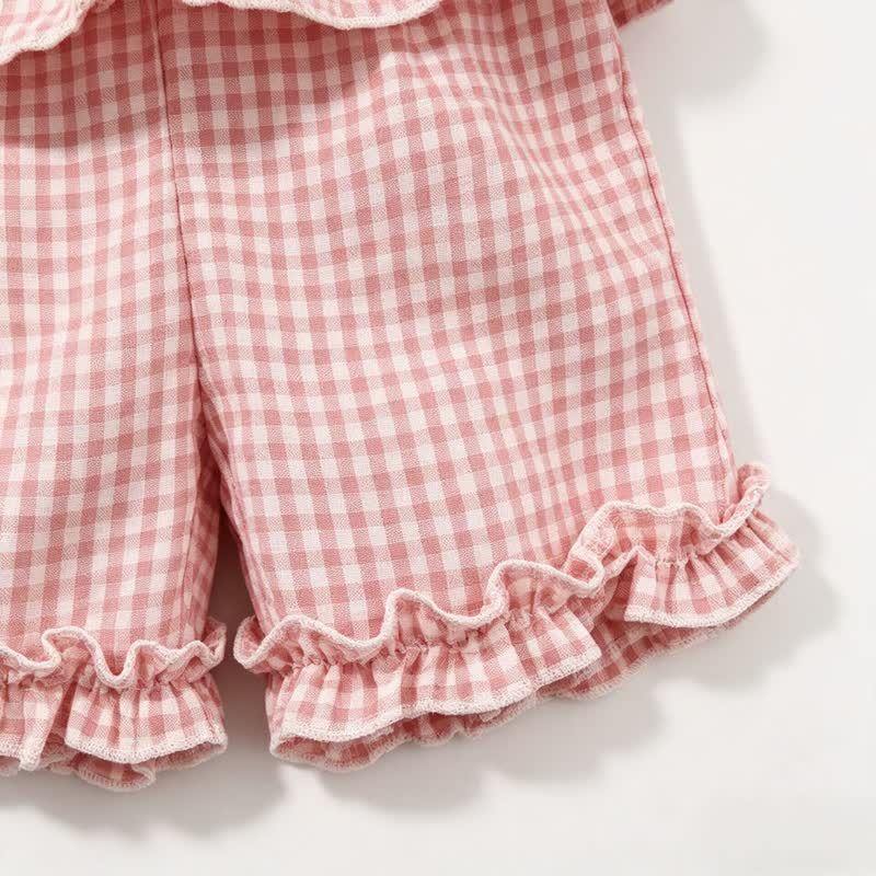 Cotton-blend Binding Sleeveless Ankle Pants Two-piece Set - image 7