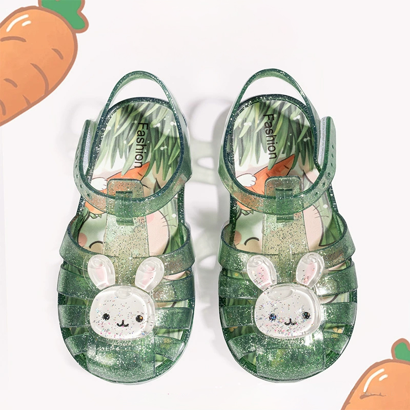 Cartoon Glitter Round Toe Sandals - image 16