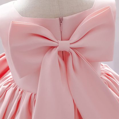 Satin Bow Sleeveless Maxi Dresses - image 28