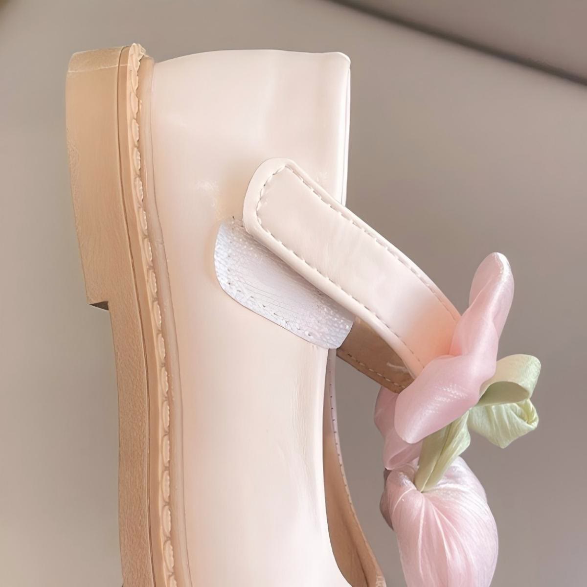 Solid  Rosette Round Toe Mary Janes  - image 13