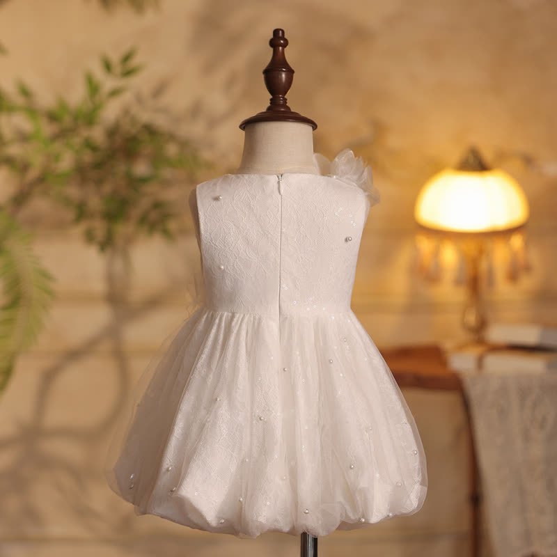 Lace Rosette Sleeveless Midi Dresses - image 4
