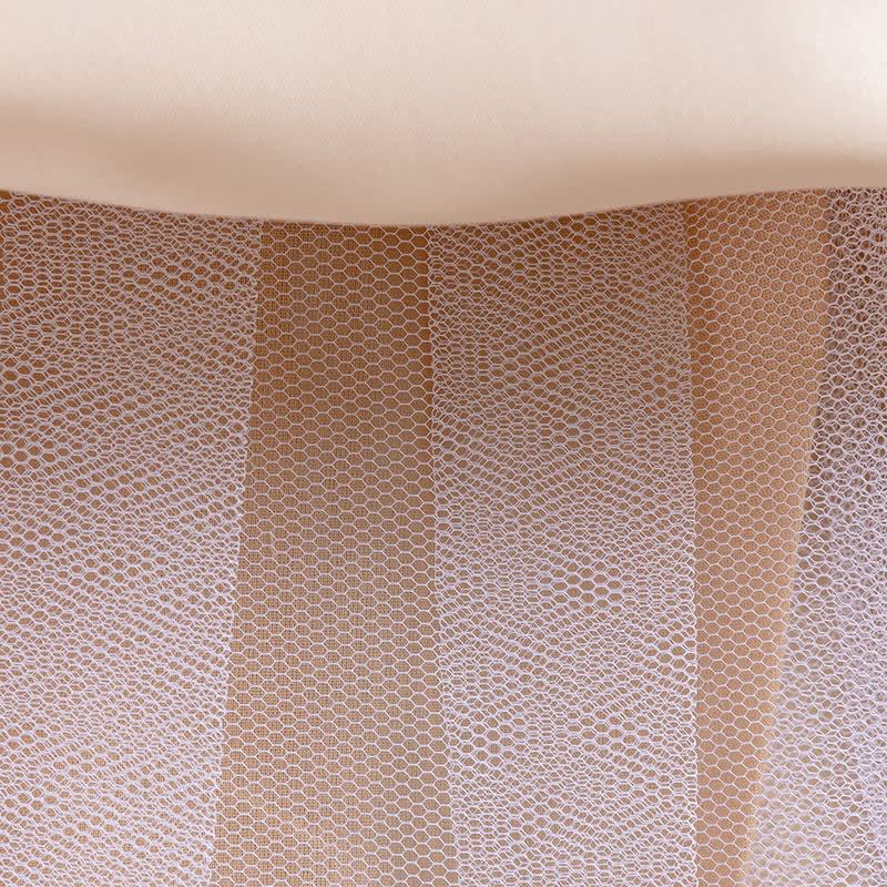 Polyester Cotton Bow Glitter Sleeveless Mid-long Dresses - image 24