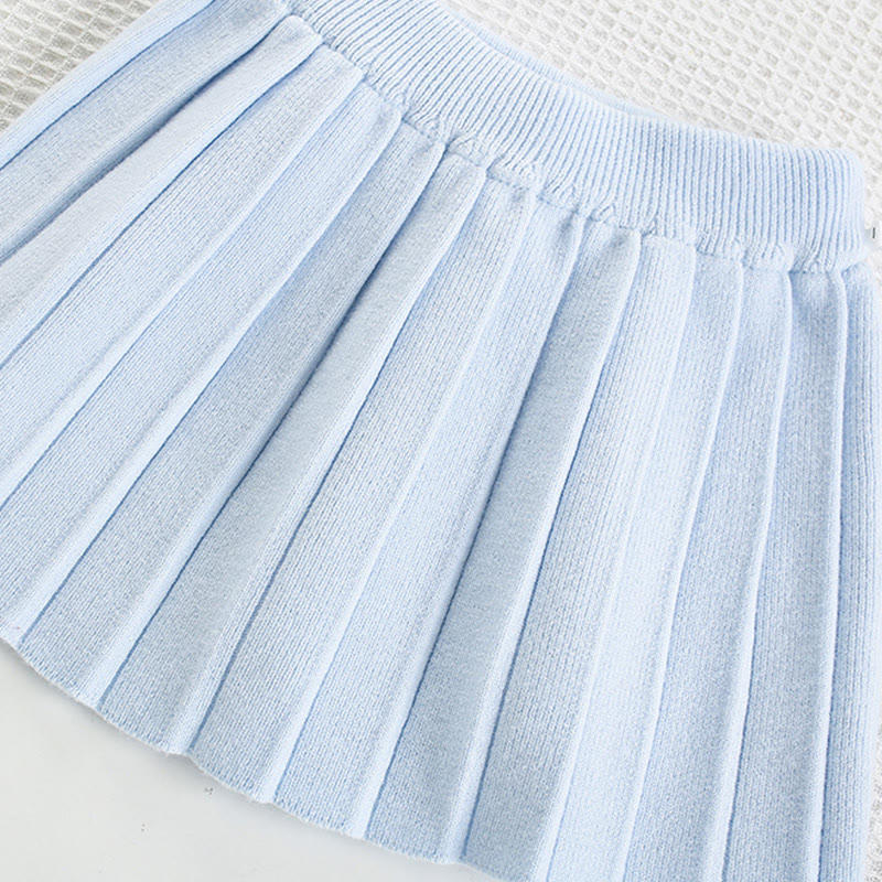 [Archive Sale] Yarn/wool Yarn Embroidery Long Sleeve Regular Two-piece Set - image 10