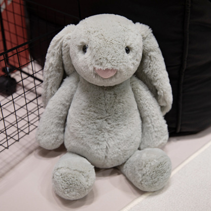 Rabbit Lop Ears Bunny Doll Toys - Grey - 45cm - image 5