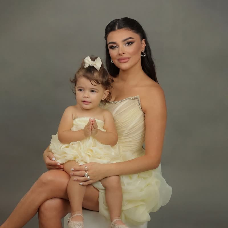 Women Organza Rosette Sleeveless Short Dresses - image 7