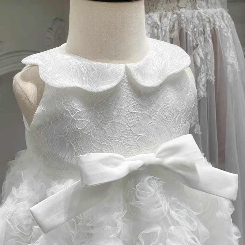 [Archive Sale] Lace  Bow Sleeveless Midi Dresses - image 3