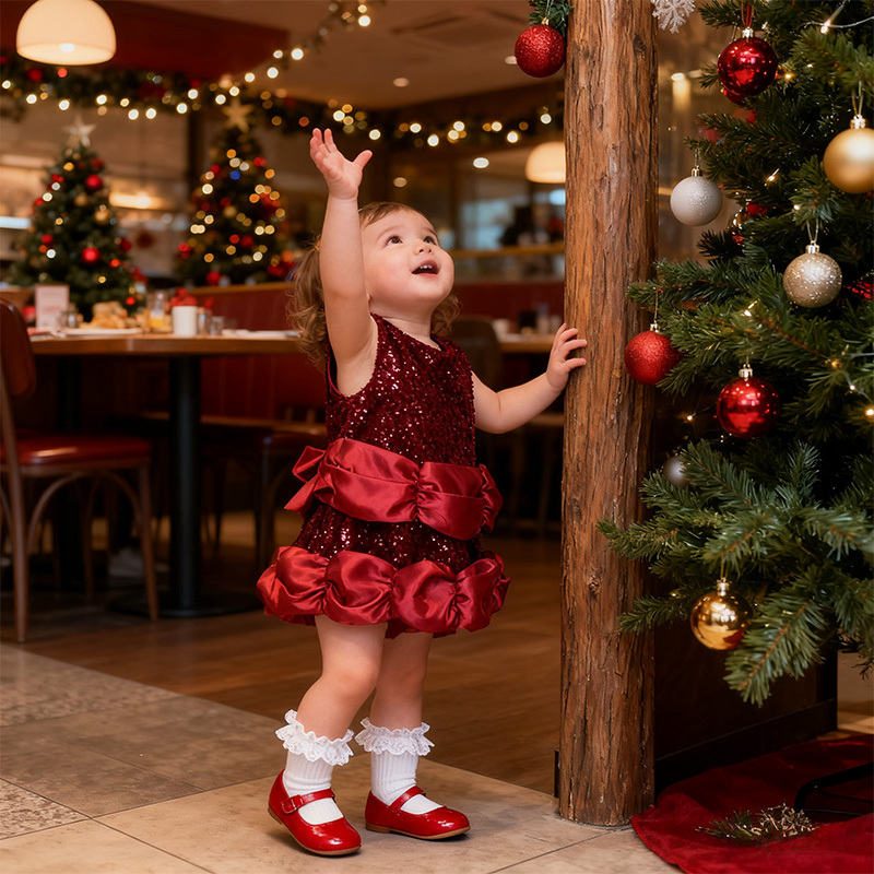 Sequins Fleece Sequins Sleeveless Regular Dresses - image 9