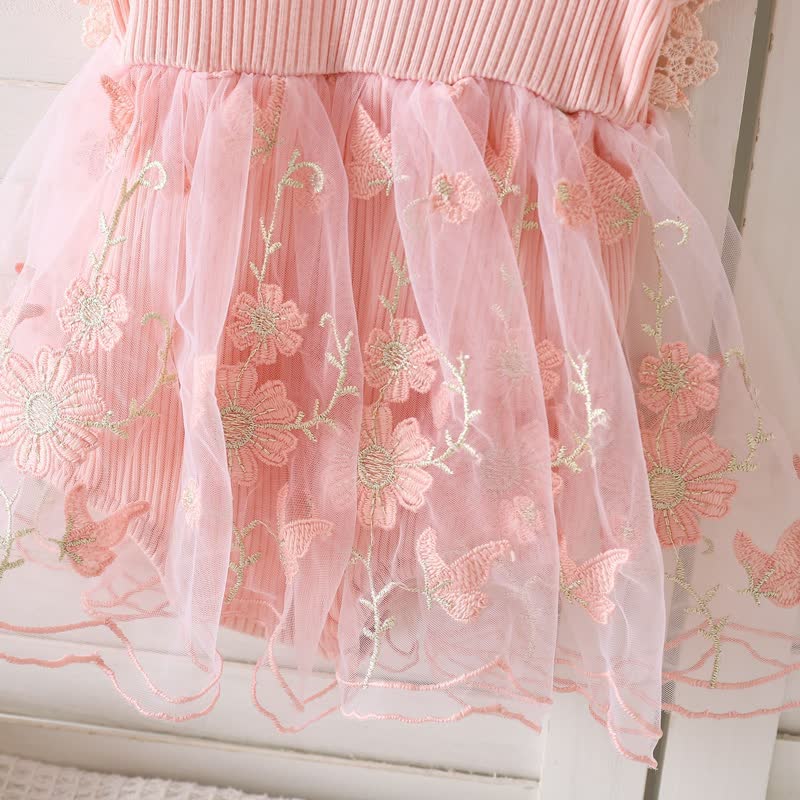 100% Cotton Split Joint Rosette Cap Sleeve Midi Bodysuit - image 16