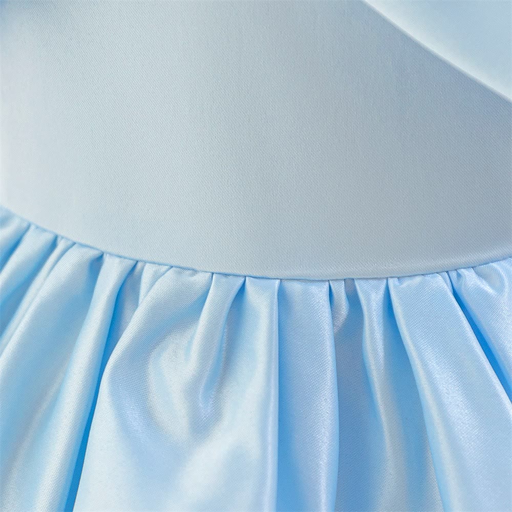 Satin Bow Sleeveless Midi Dresses - image 5