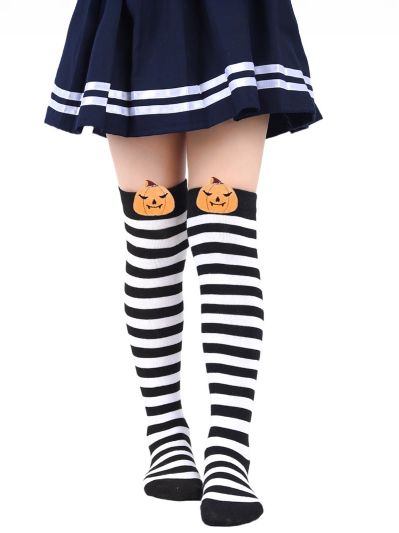 Stripes Socks -  Black & White - 7-12Y - image 14