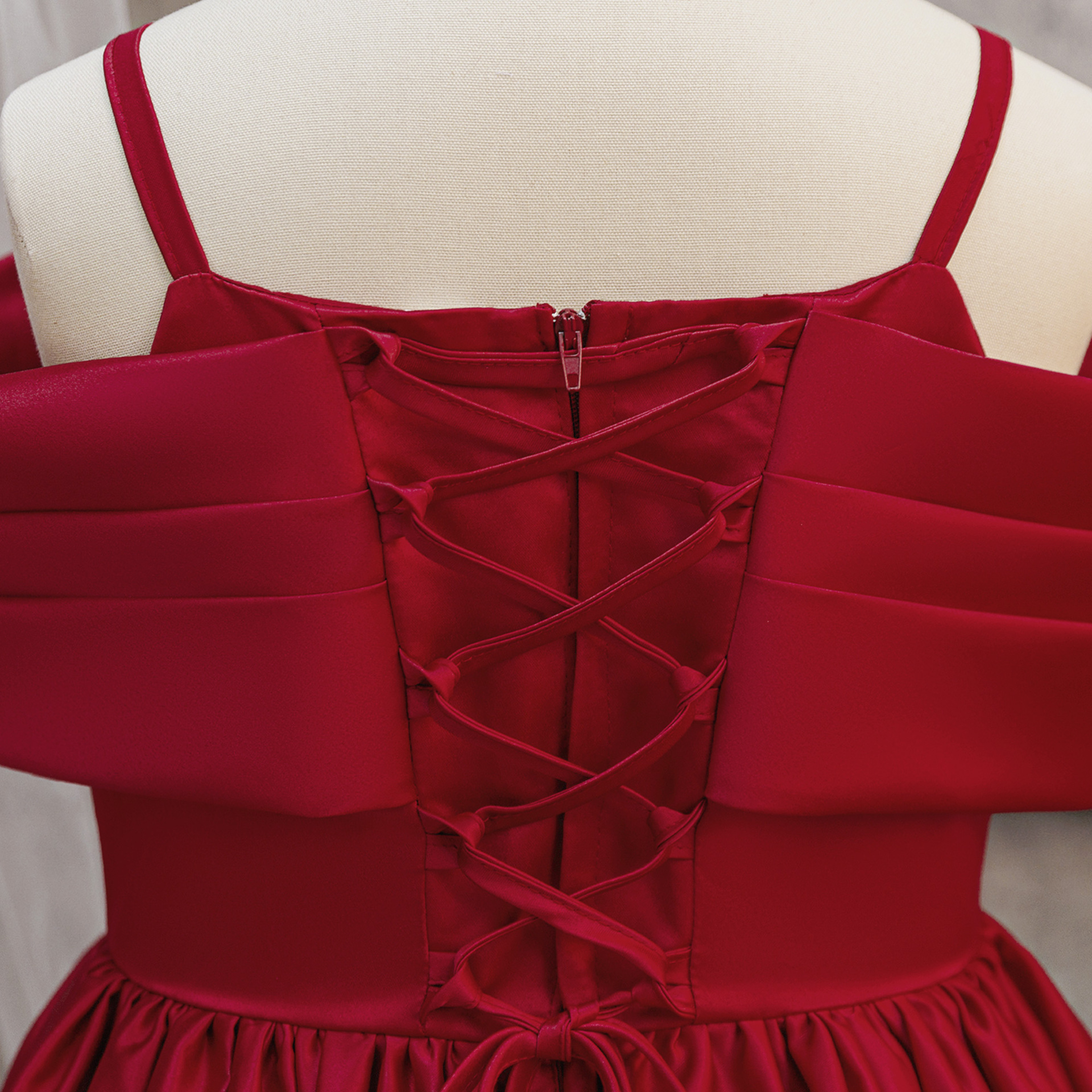 Satin Lace-up Sleeveless Maxi Dresses - image 20