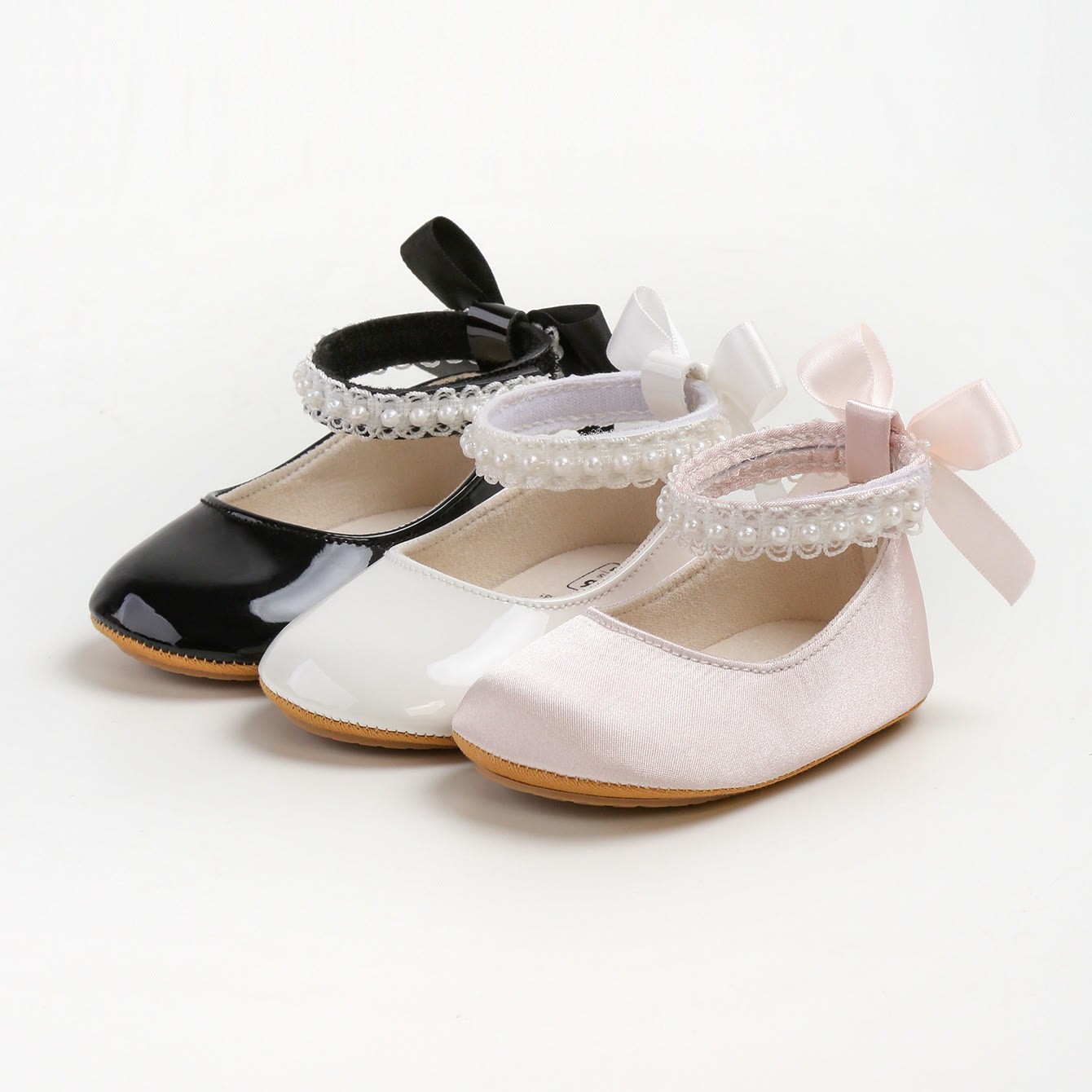 Solid Pearl Round Toe Mary Janes - image 61