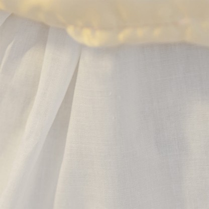 Organza Folds Bow Short Sleeve Mid-long Dresses - image 11