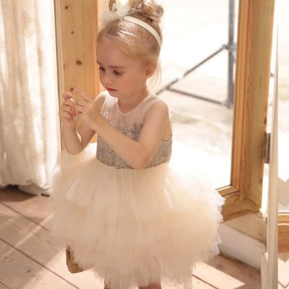 [Archive Sale] Mesh Applique Sleeveless Midi Dresses - image 6