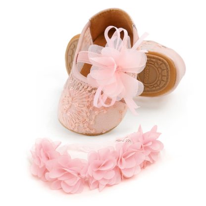 Solid Rosette Round Toe Flats - image 31
