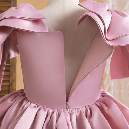 Satin Bow Sleeveless Midi Dresses - image 8