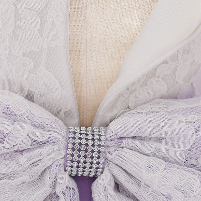 Satin Applique Sleeveless Midi Dresses - image 21