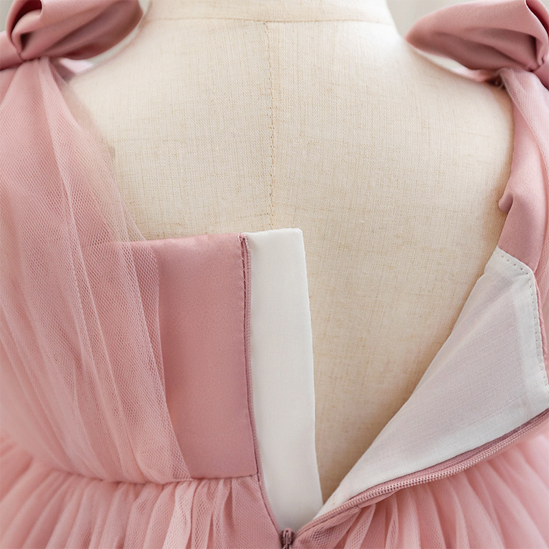 Mesh Bow Sleeveless Midi Dresses - image 7
