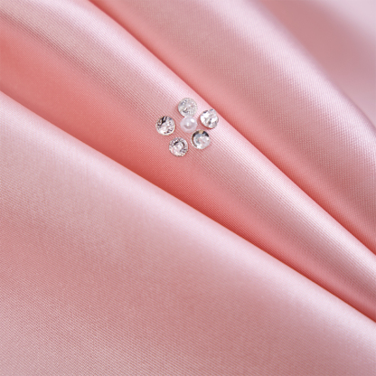 Satin Sequins Short Sleeve Mid-long Dresses - image 12