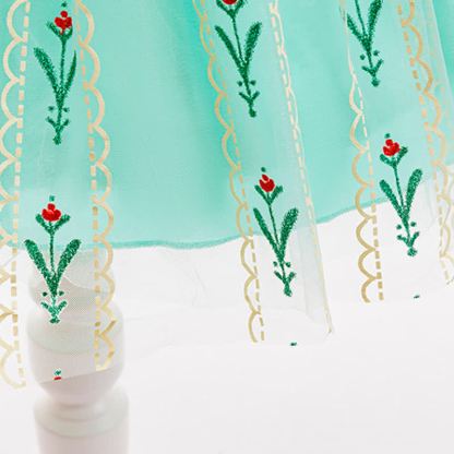 Mesh Split Joint Short Sleeve Mid-long Dresses - image 6