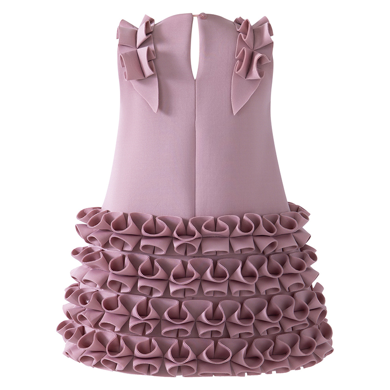 [Archive Sale] Scuba Knit Folds Sleeveless Midi Dresses - image 4