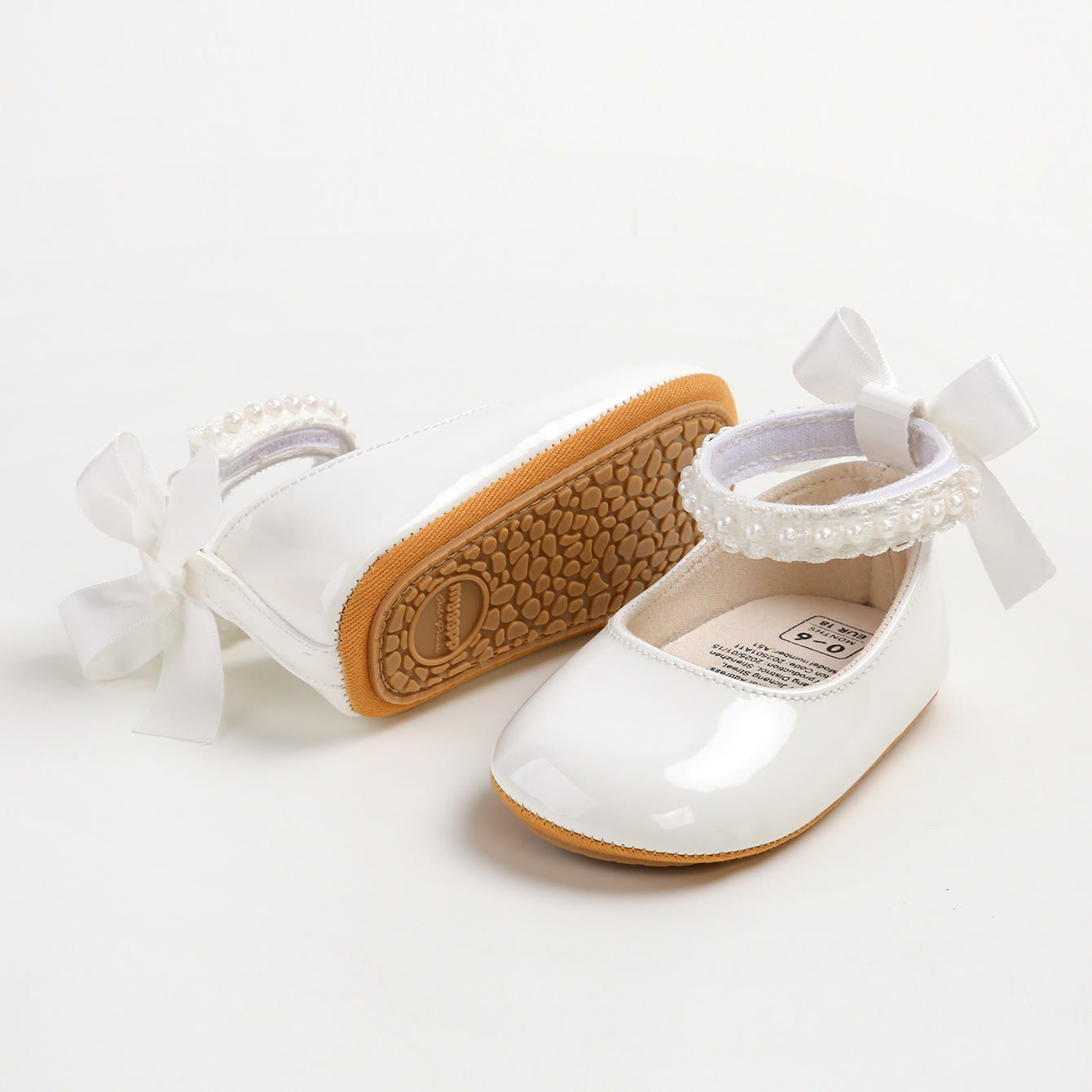 Solid Pearl Round Toe Mary Janes - image 10