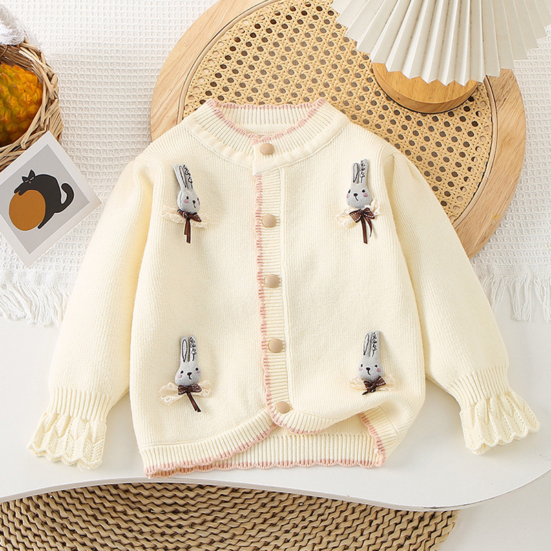 Knitting Embellished Long Sleeve Regular Two-piece Set - image 12
