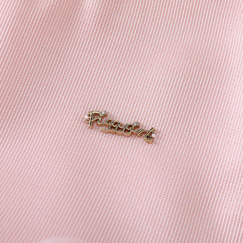 Twill & Mesh  Sleeveless Mid-long Dresses - image 11