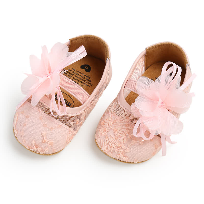 Solid Rosette Round Toe Flats - image 17