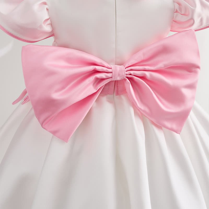 Satin Bow Cap Sleeve Midi Dresses - image 10