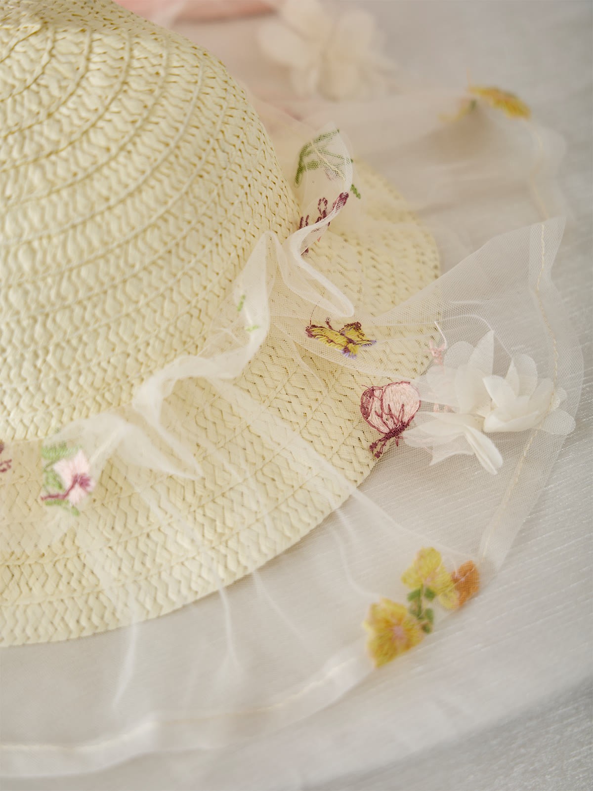 Mesh Rosette Sleeveless Midi Dresses With Hat And Wing - image 19