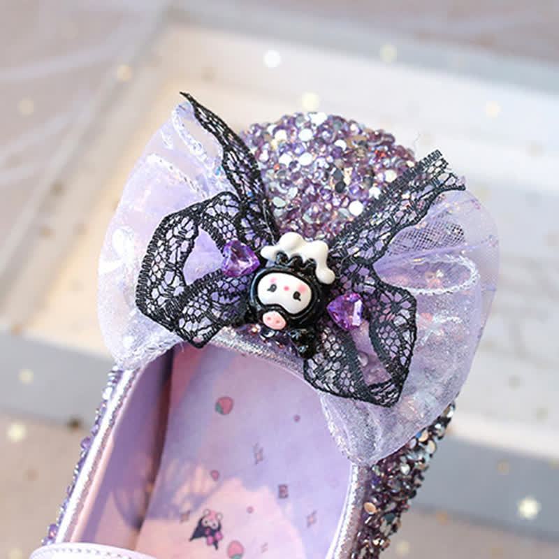 Solid Bow Sequins Round Toe Flats  - image 5