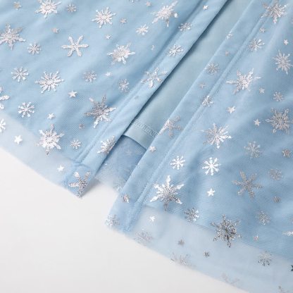 Mesh Stamped Silver Mid-long Outerwear - image 9