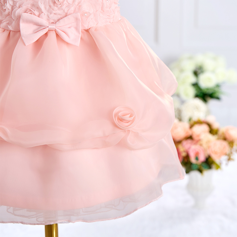 Lace Folds Short Sleeve Midi Dresses - image 6