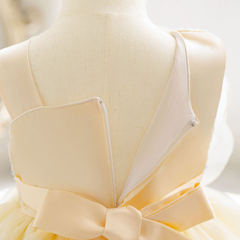 Chemical Fiber Blend Folds Rosette Sleeveless Midi Dresses - image 18