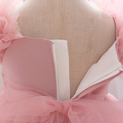 Mesh Bow Sleeveless Short Dresses - image 18