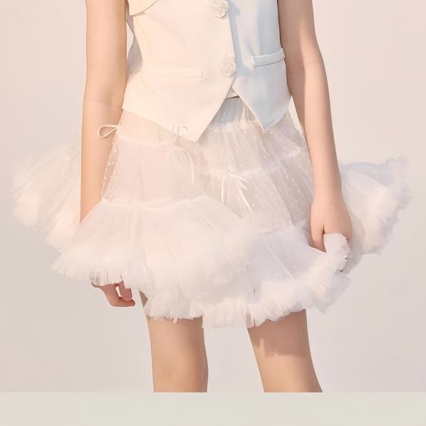 Satin Tiered Sleeveless Short Two-piece set - image 14