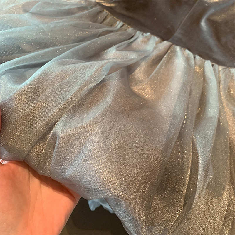 [Archive Sale] Mesh Bow Feather-trimmed Sleeveless Midi Dresses - image 10